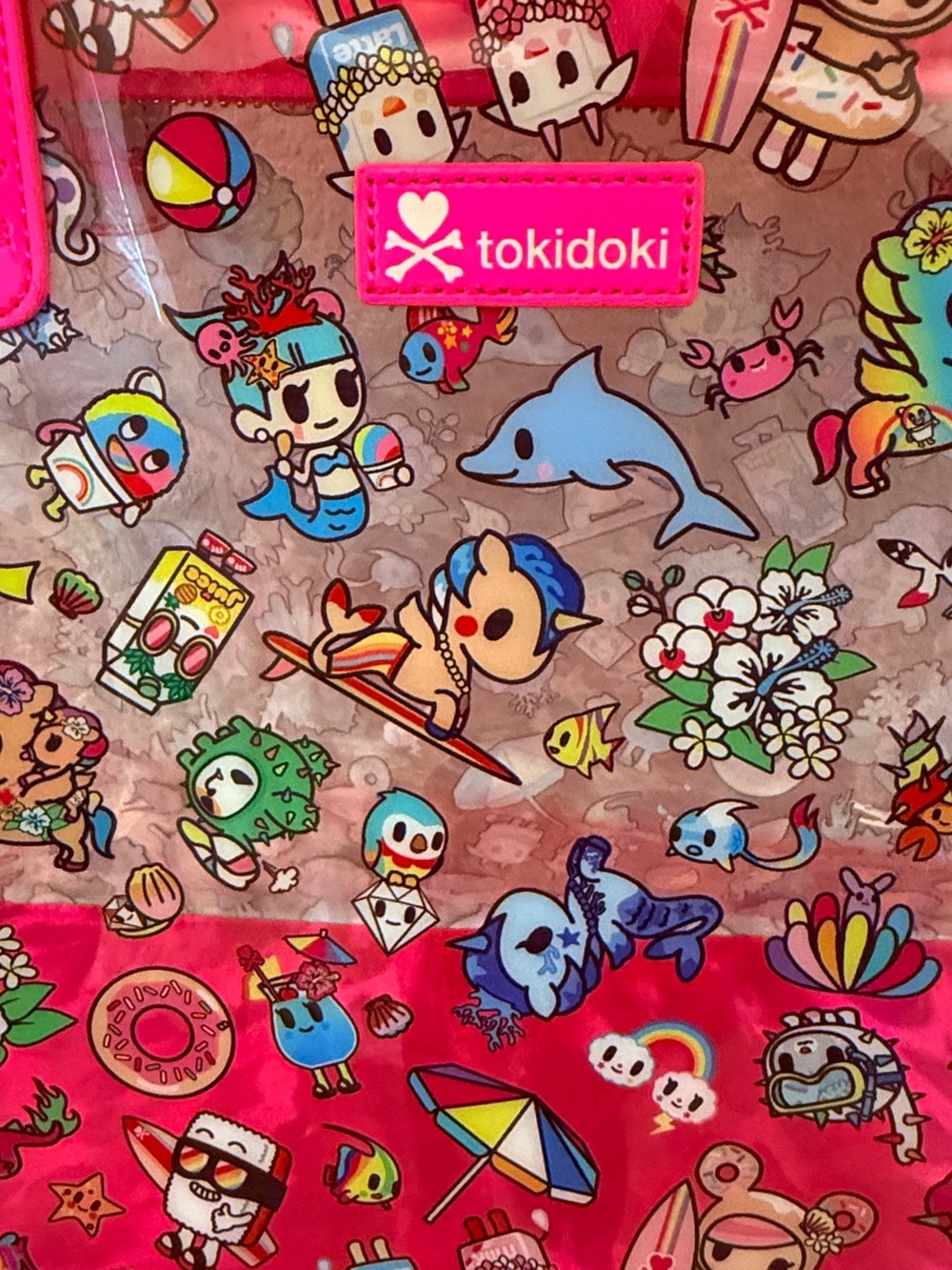 Tokidoki Hawaii Clear Tote Bag 🌺🩷